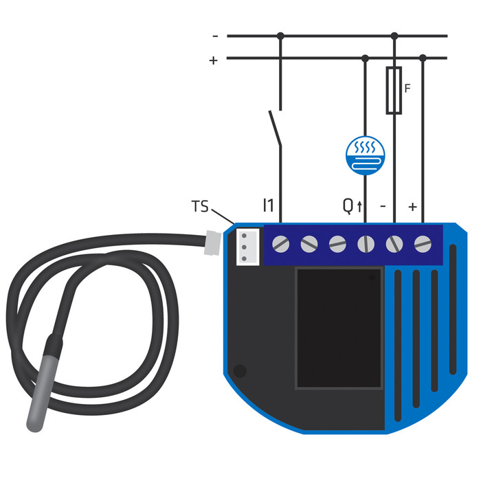 Qubino Flush On/Off Thermostat 2 - 4