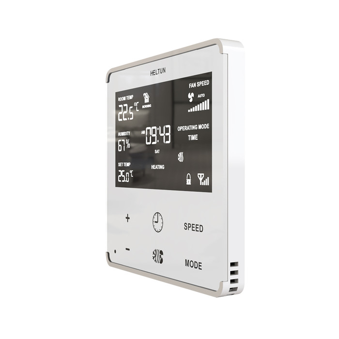 Heltun Fan Coil Thermostat (fehér-fehér) - 2