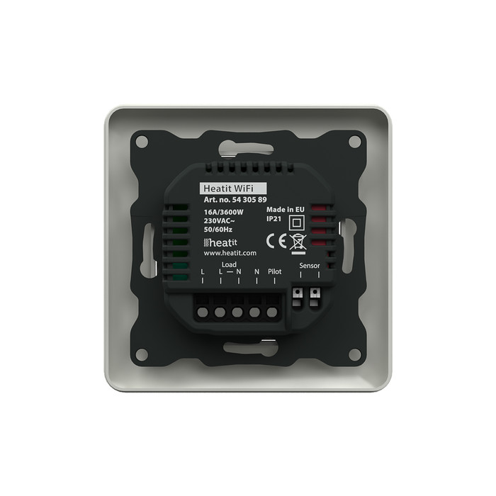 Heatit WiFi thermostat 3600W (RAL 9003) - 7
