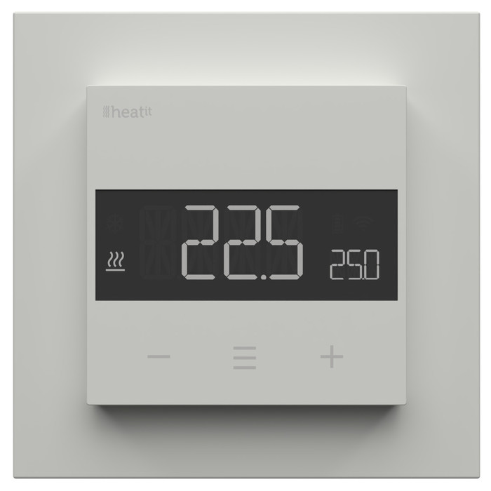 Heatit WiFi6 thermostat (RAL 9003) - 2