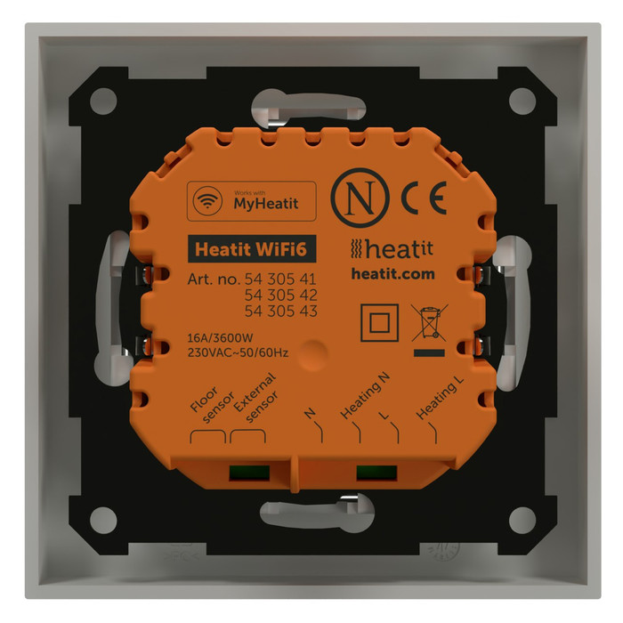 Heatit WiFi6 thermostat (RAL 9003) - 3