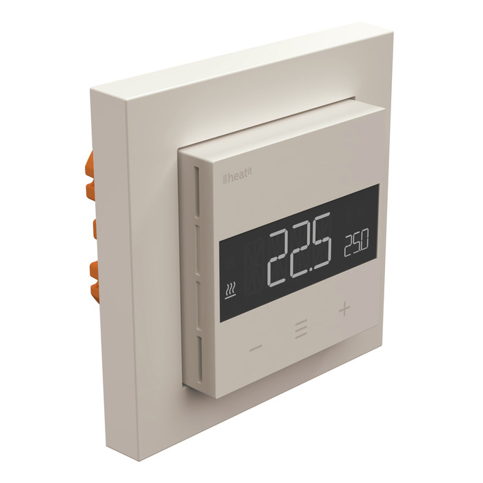 Heatit WiFi6 thermostat (RAL 9010)