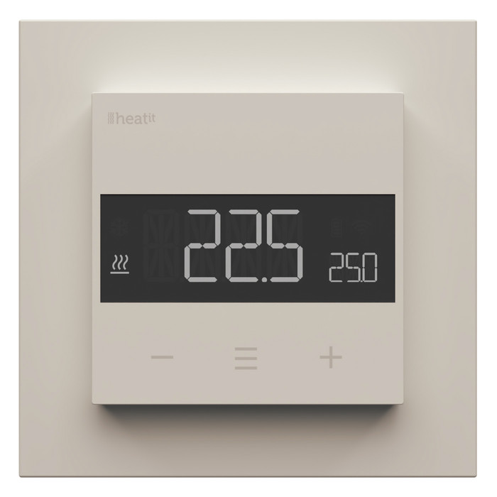 Heatit WiFi6 thermostat (RAL 9010) - 2