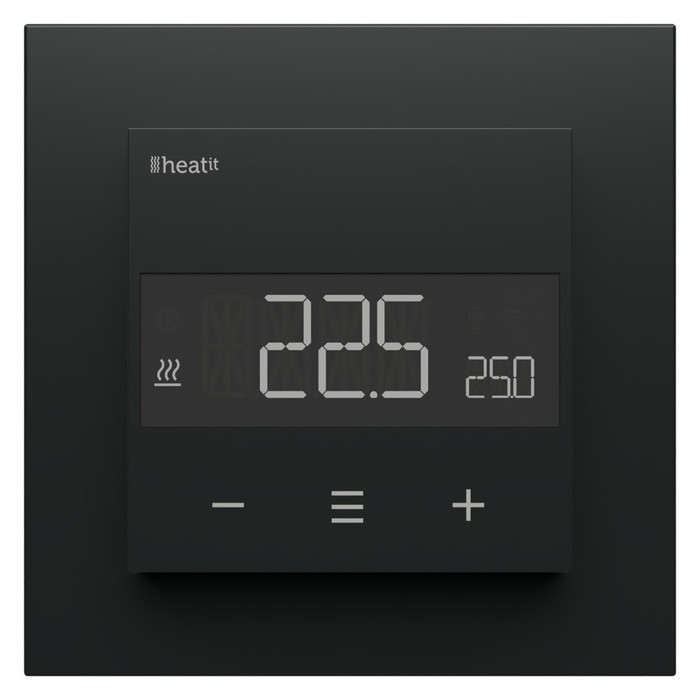 Heatit WiFi6 thermostat (matt fekete) - 2